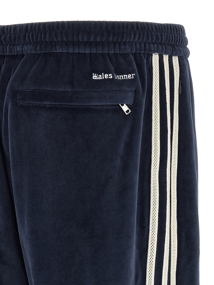 Adidas Originals Wb Velour Track Pantaloni - Blu | 23e110aae6742493180bbb2fcc98273fc6a8ae84