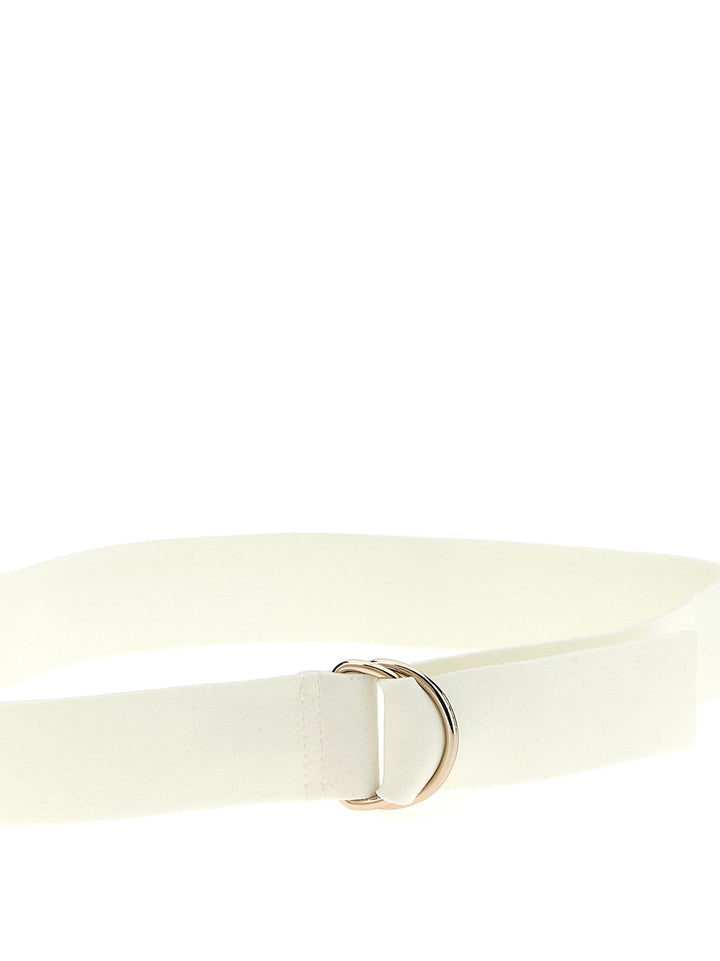 Norma Kamali Mid Belt Cinture - Bianco | 237577568e9da40fa831182a3012d1e03f7be79e