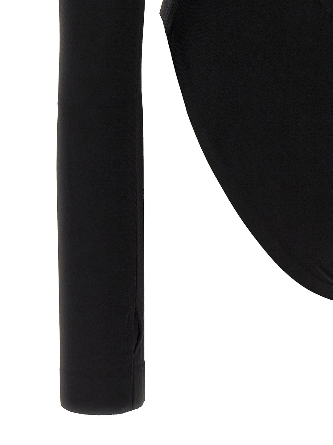 Norma Kamali Body Cut-Out Top - Nero | f888d4efede8bf80279e1ebb55946273aafa386a