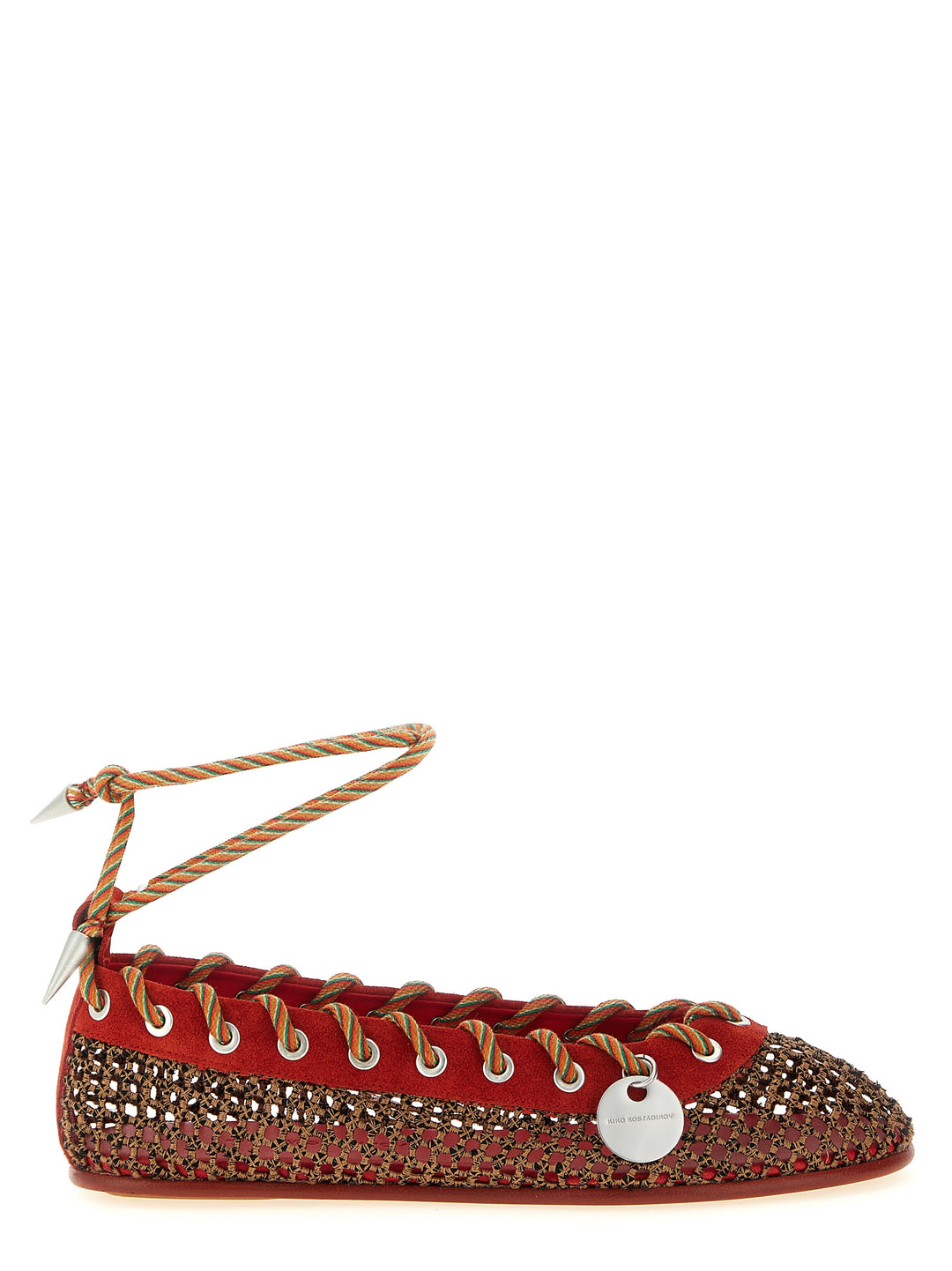 Kiko Kostadinov Reticella Flat shoes - Rosso | f59034b6c62bfee2681e8056e8419c8b11ca61b3