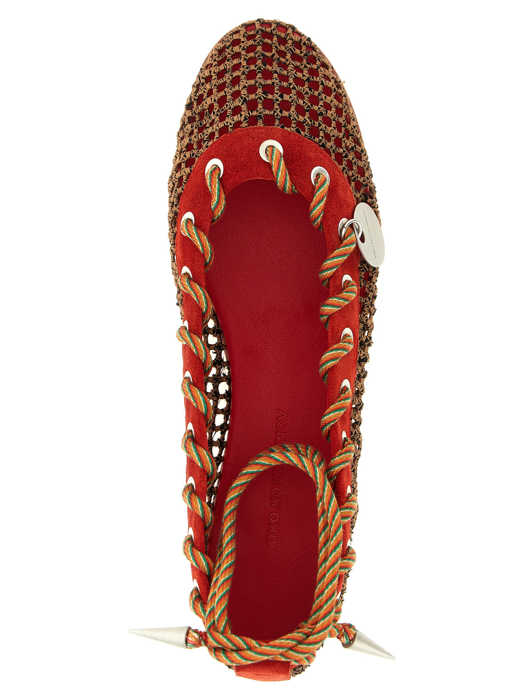 Kiko Kostadinov Reticella Flat shoes - Rosso | 8058ef684efd5fb802192228886df5c12f273dfb