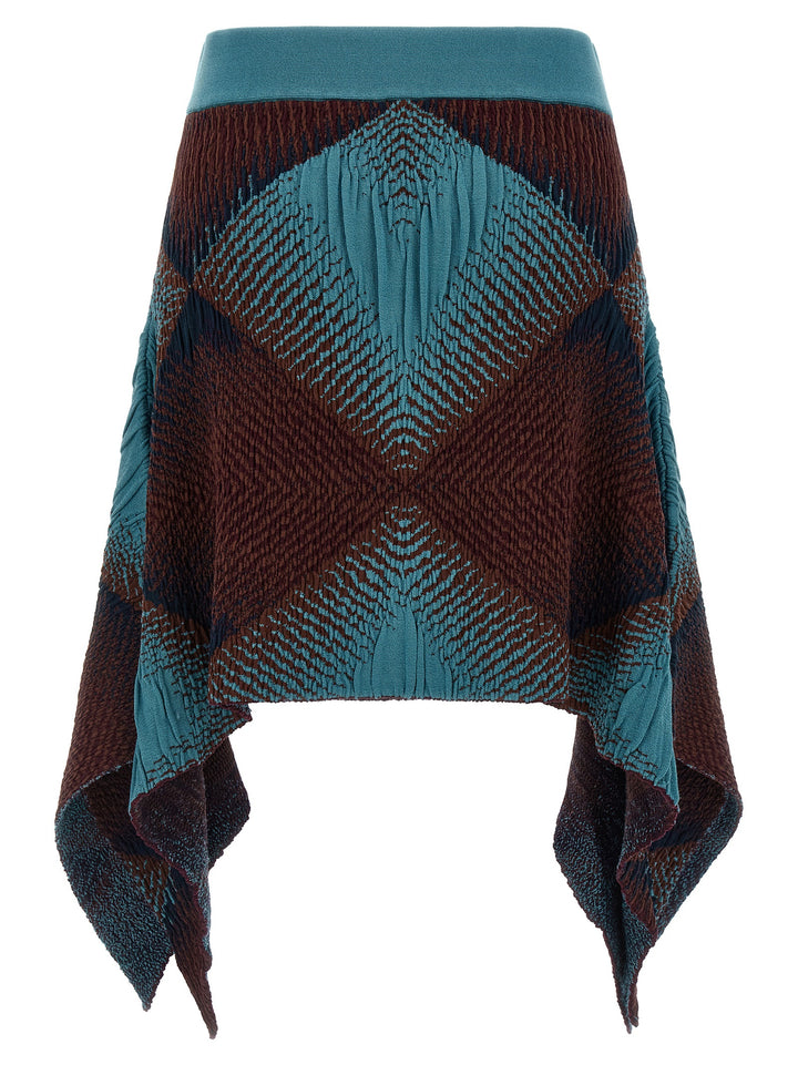 Kiko Kostadinov Ikat Argyle Gonne - Blu | e7ea5cd1ea5998b922d579c353633013b2cd10ac