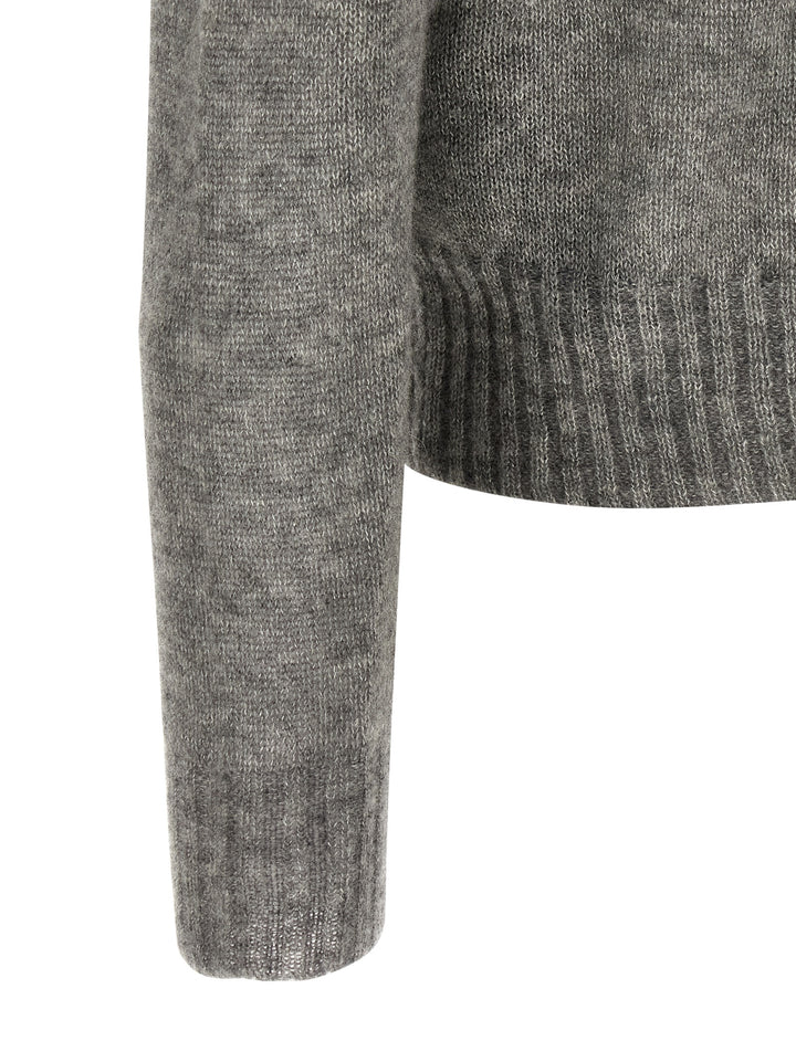 Tom Ford Cashmere And Silk Polo Shirt Maglioni - Grigio | 5a894b03168eda82661a90658485d55b61daaab8