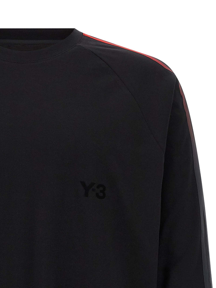 Y-3 Y-3 Oversized Gradient Stripes T shirt - Nero | f4362c5816a24586fedcbaef9ec328999535f745
