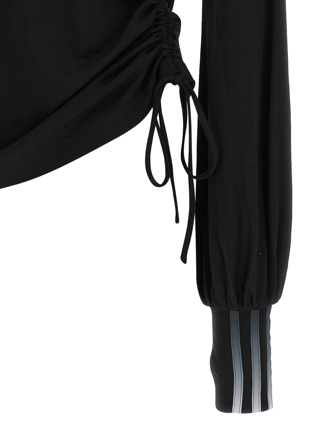 Y-3 Draped Cut T shirt - Nero | b569d01131cbfd32751d609678af8572dfc69c16