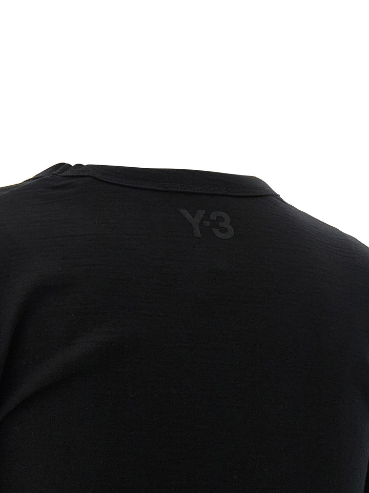 Y-3 Draped Cut T shirt - Nero | 6fa474a0aa65c472253853488ac630f90fd85830