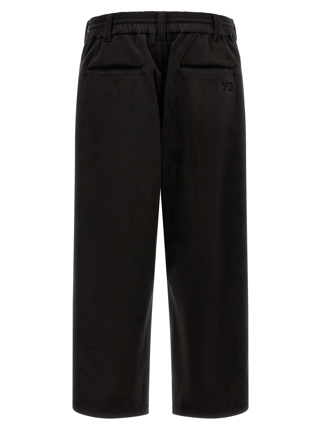 Y-3 Velvet Effect Joggers Pantaloni - Nero | 772c2245f23b1071360b88e8b947863532db95a8