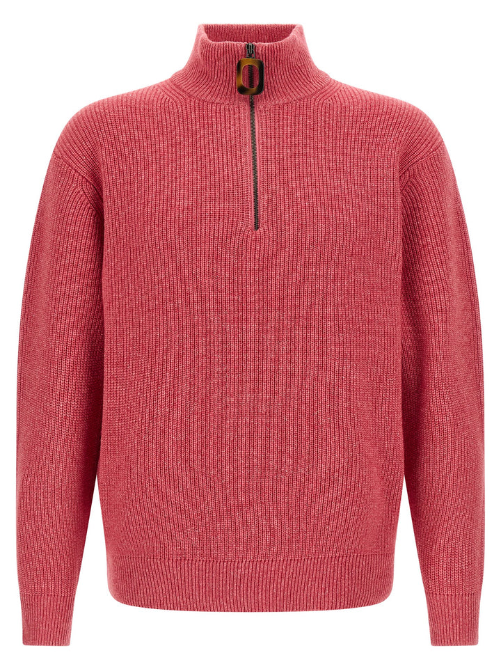 J.W. Anderson Half-Zip Sweater Maglioni - Rosa | 6a6884b5b51e6672e2d768e23eeff7255a33534d
