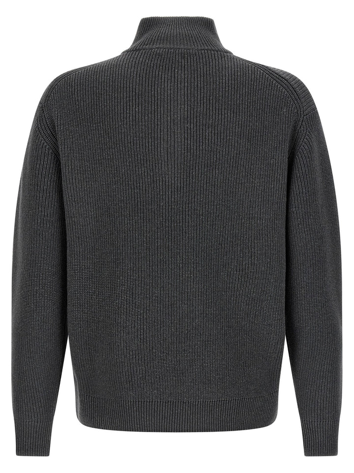 J.W. Anderson Half-Zip Sweater Maglioni - Grigio | c5f8b6e2d57680ab1a94e7c6b2fe8e139f0387f5