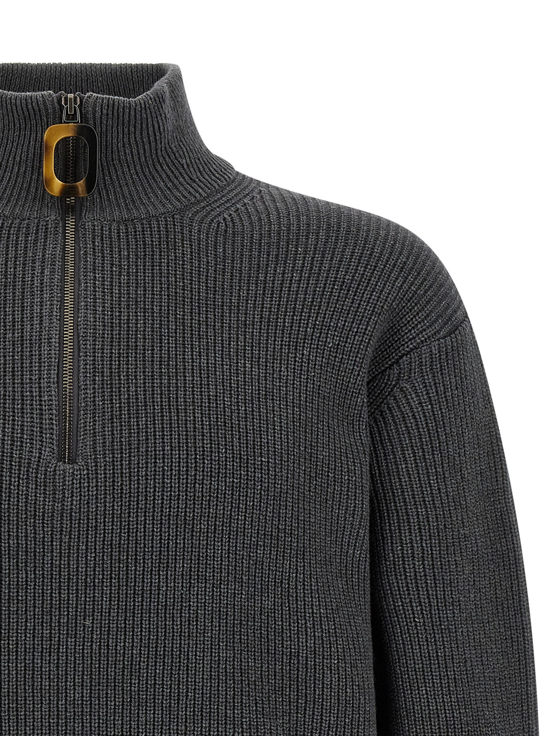 J.W. Anderson Half-Zip Sweater Maglioni - Grigio | 32ca39a904b772749eafc39806133c6915667d97