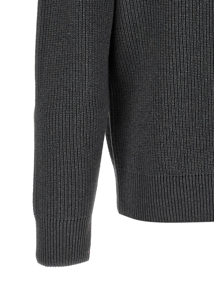 J.W. Anderson Half-Zip Sweater Maglioni - Grigio | 0a23db10567f5b544ca900f80047f2aad6337f52