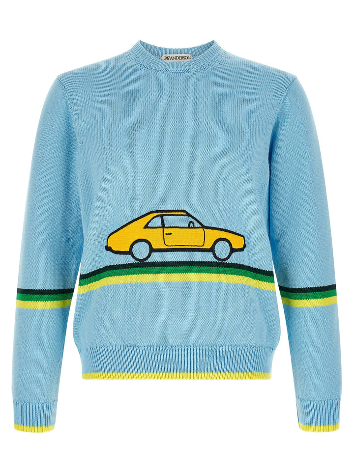J.W. Anderson Car Maglioni - Celeste | dcebe4a3d9f9097147cfc825e5de671b9474345d