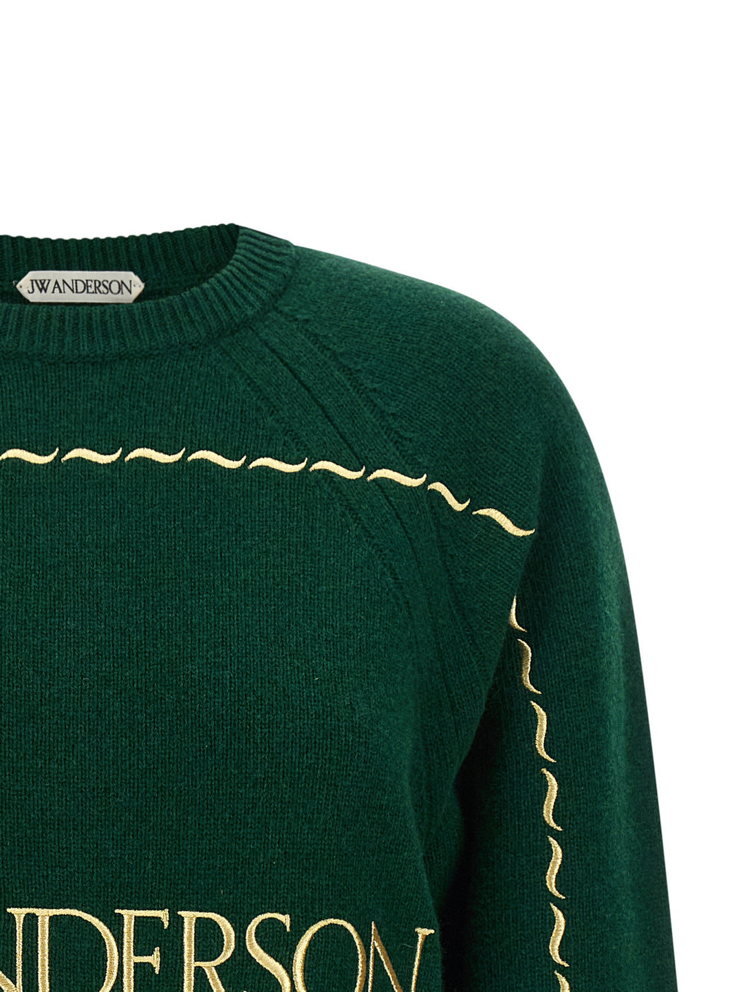 J.W. Anderson Logo Embroidery Sweater Maglioni - Verde | 830fc28c636952f05021f9cbe7105b0731e4fe75