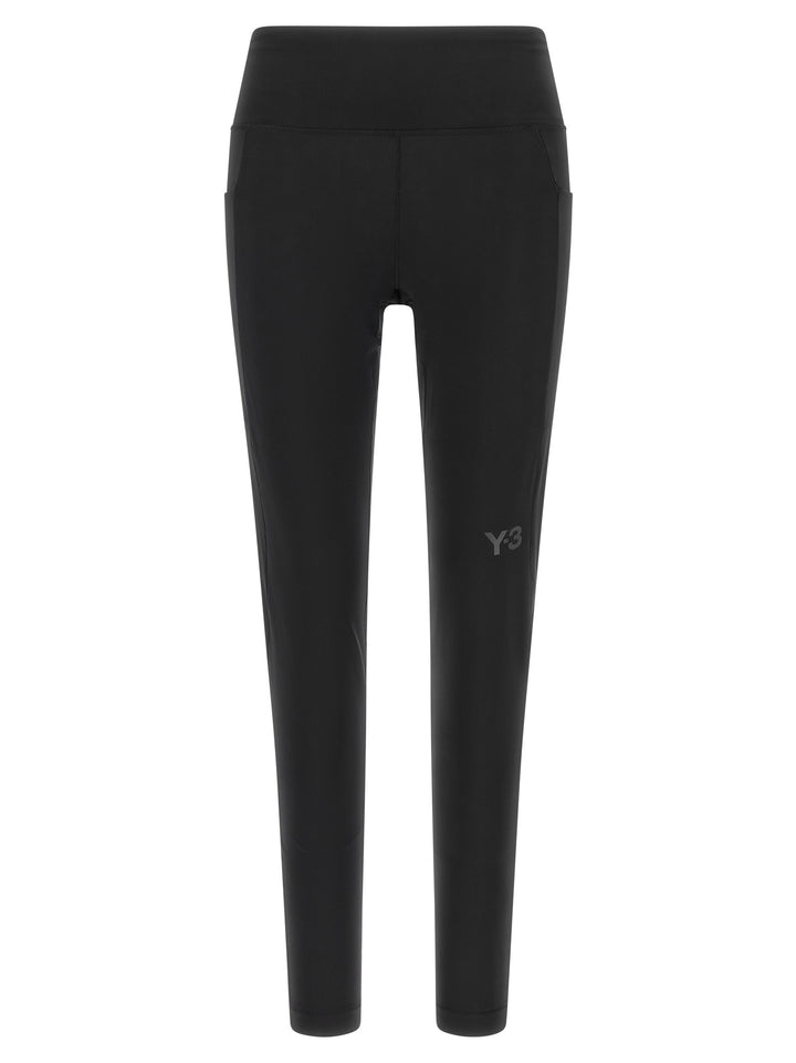Y-3 Run Leggings - Nero | ee27630f7a360a64a642149e07a28fe213c5e18a