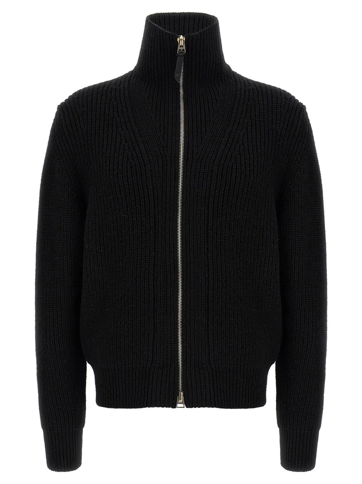 Tom Ford Zip Sweater Maglioni - Nero | 559ef42fbff2c395e2a768c3bad00a3fd5dc0efc