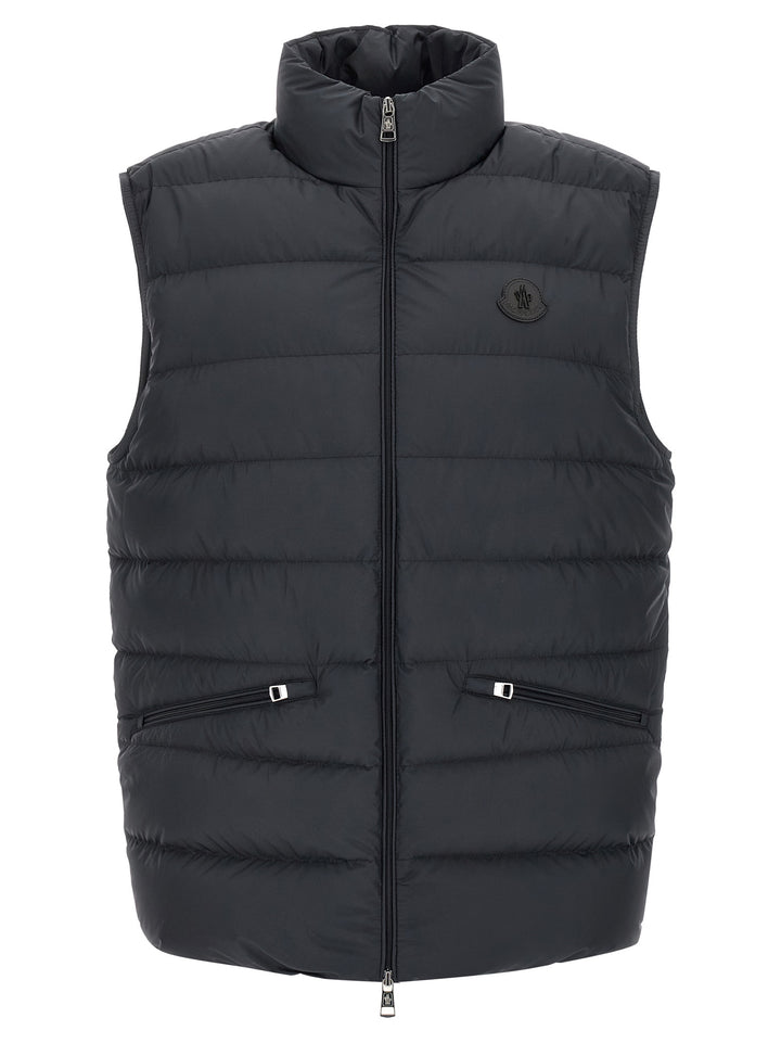 Moncler Lechtal Gilet - Blu | 20c1e481097d3917a346f95095431e248cd957f7