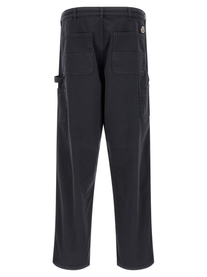 Moncler Cargo Pantaloni - Blu | 488d17981f93cb5b07543efe91afa52f011792fb