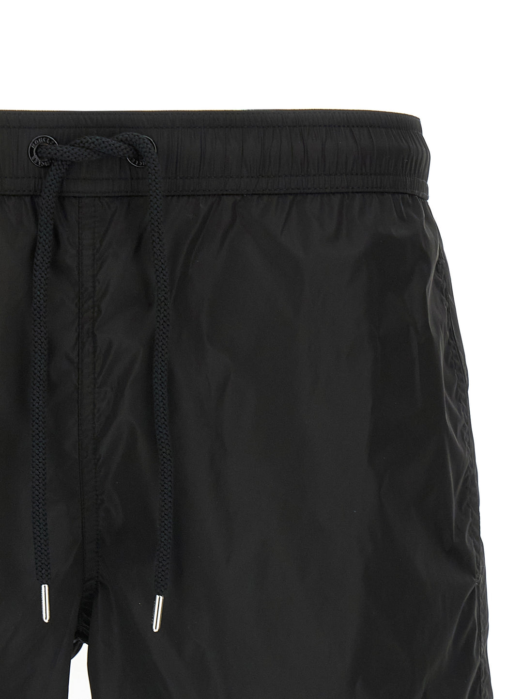 Moncler Logo Patch Swim Shorts Beachwear - Nero | f8d5c30d7f677094c101cdf9dddd24c01f2f0baa