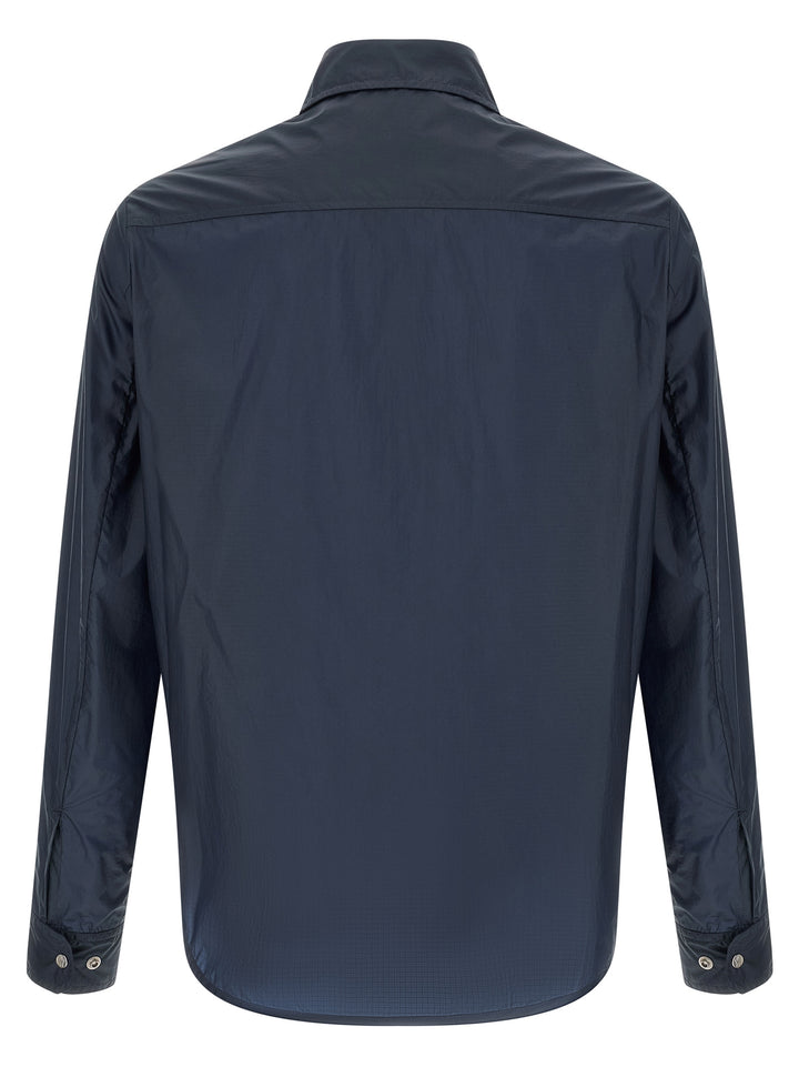 Moncler Ripstop Shirt Camicie - Blu | 89d931395ade36a068cd9e89ee5a0368a1151f83