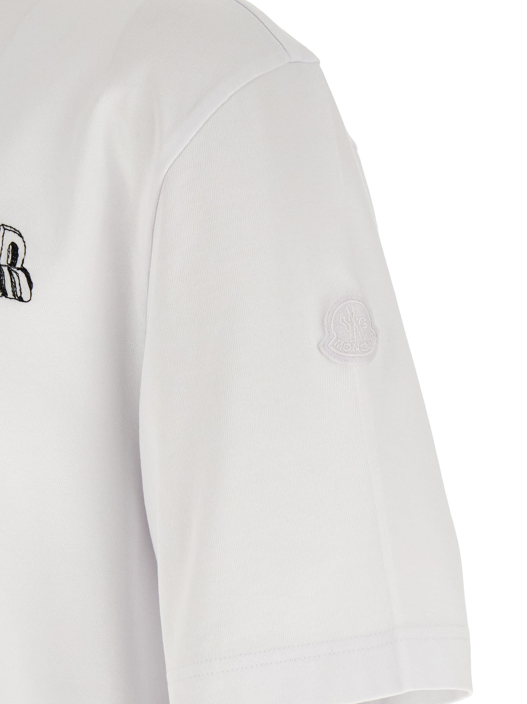 Moncler Embroidery T shirt - Bianco | a919295b2a190c2eecfe6647d68b5b7542f9349c