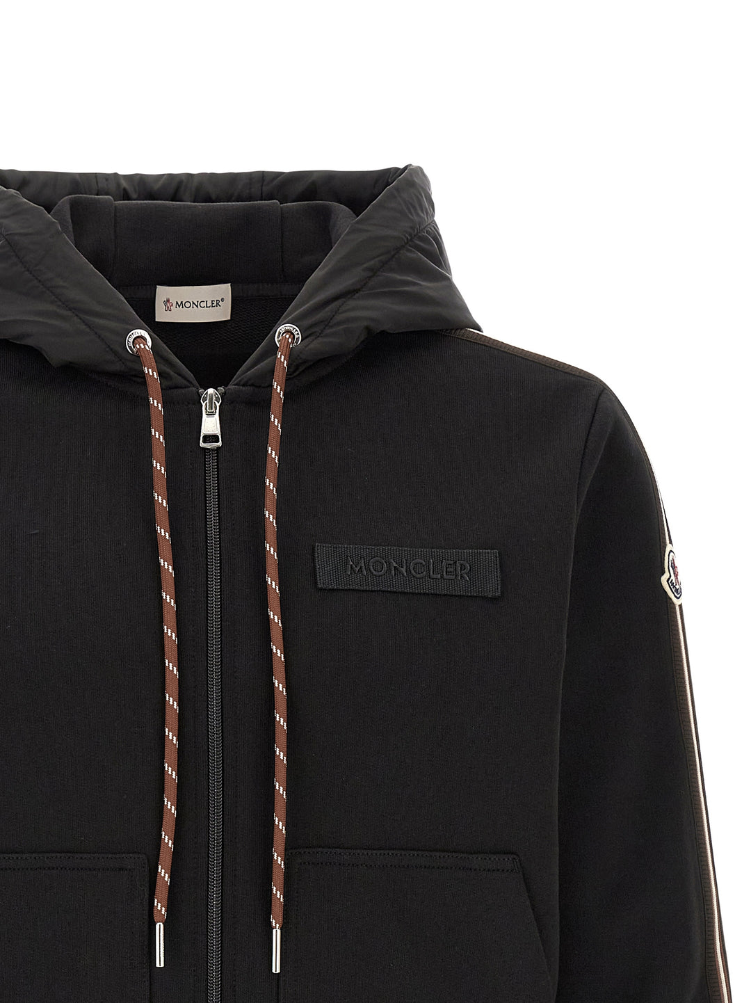 Moncler Cotton Hoodie Felpe - Nero | 179eae313d01b1d4d9b391091335bf71e5849e64