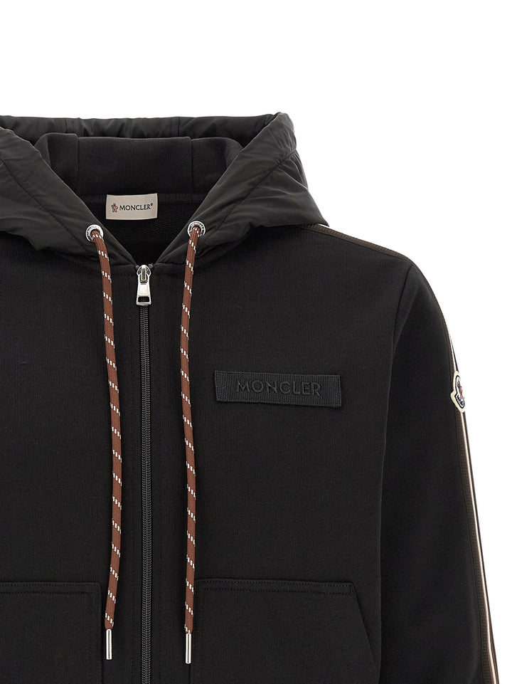 Moncler Cotton Hoodie Felpe - Nero | 179eae313d01b1d4d9b391091335bf71e5849e64