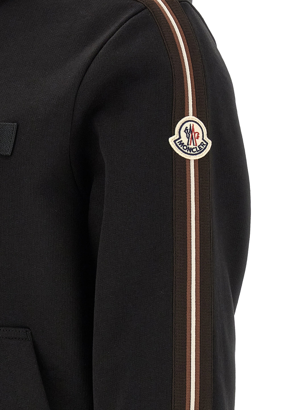 Moncler Cotton Hoodie Felpe - Nero | 12bcfff7e11328f3763dd0e53171da307761e159