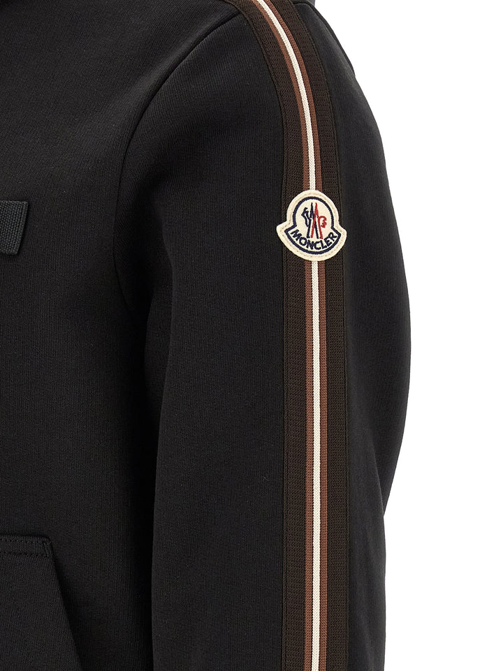 Moncler Cotton Hoodie Felpe - Nero | 12bcfff7e11328f3763dd0e53171da307761e159