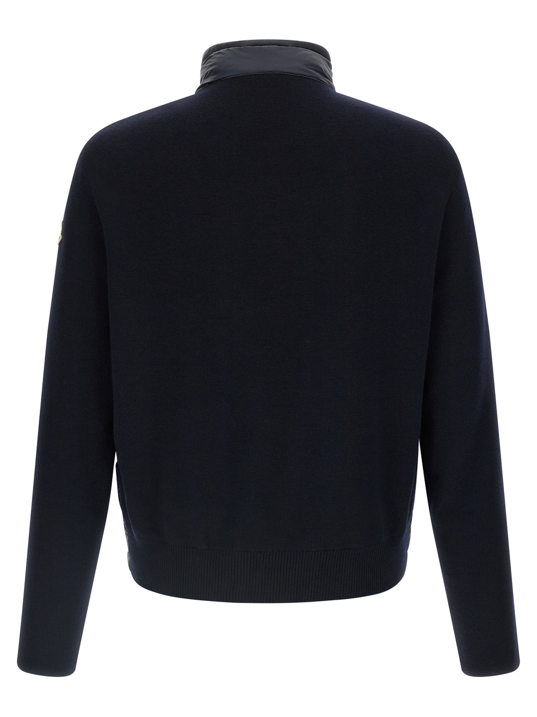 Moncler Padded Cardigan Maglioni - Blu | fa1bdaa3196e2bd7a4376a033080b292e4b56180