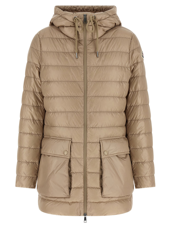 Moncler Jasmin Puffer Jackets - Beige | ae173681d6f5f7c555f8ebf3551b944c9783dc22