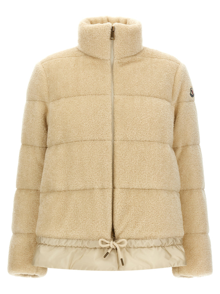 Moncler Cedre Puffer Jackets - Beige | 7a30edbf7cf5316f3e7bdfcaebc031aa363309fd