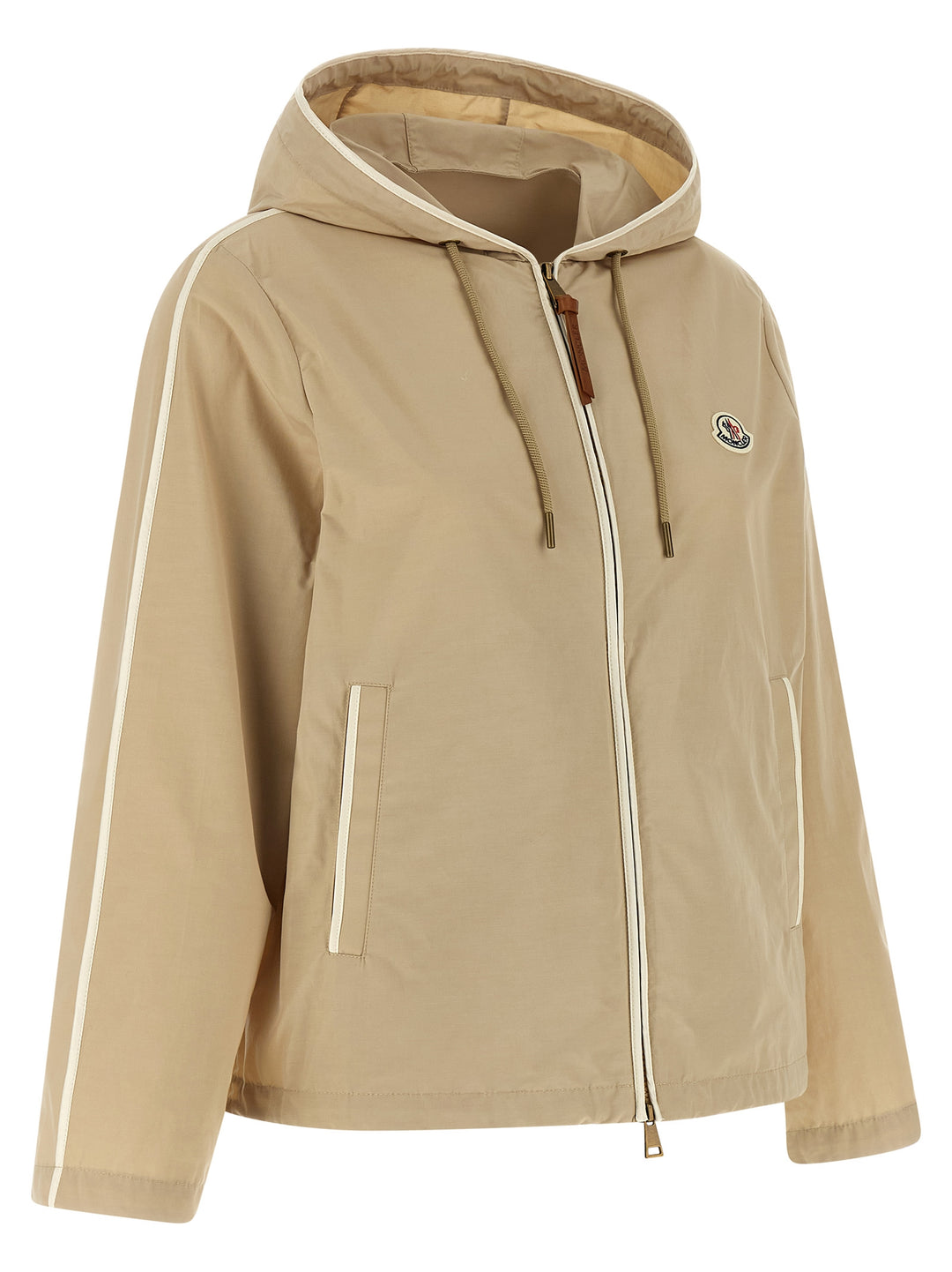 Moncler Sarracenia Puffer Jackets - Beige | f3583186de9174eea4452129d5f005d24d6ab64a