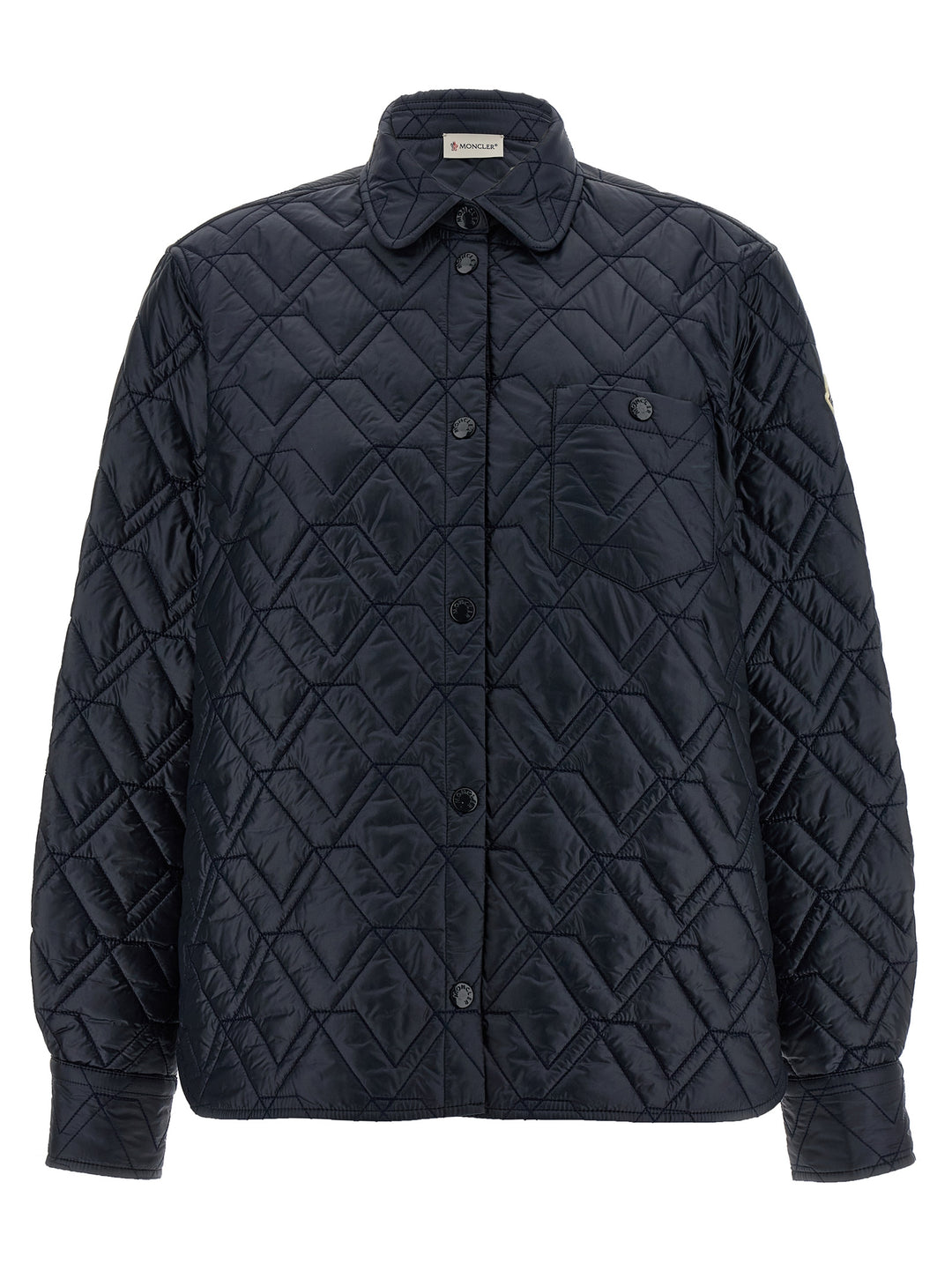 Moncler Quilted Overshirt Puffer Jackets - Blu | 0c3184e0e24c5d35a391217276fbc1f07307bd85