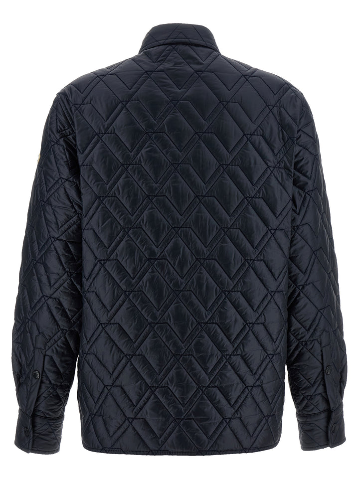 Moncler Quilted Overshirt Puffer Jackets - Blu | 03bb144aacc39200b3c0b9b9ef4e20ef3f07d6df