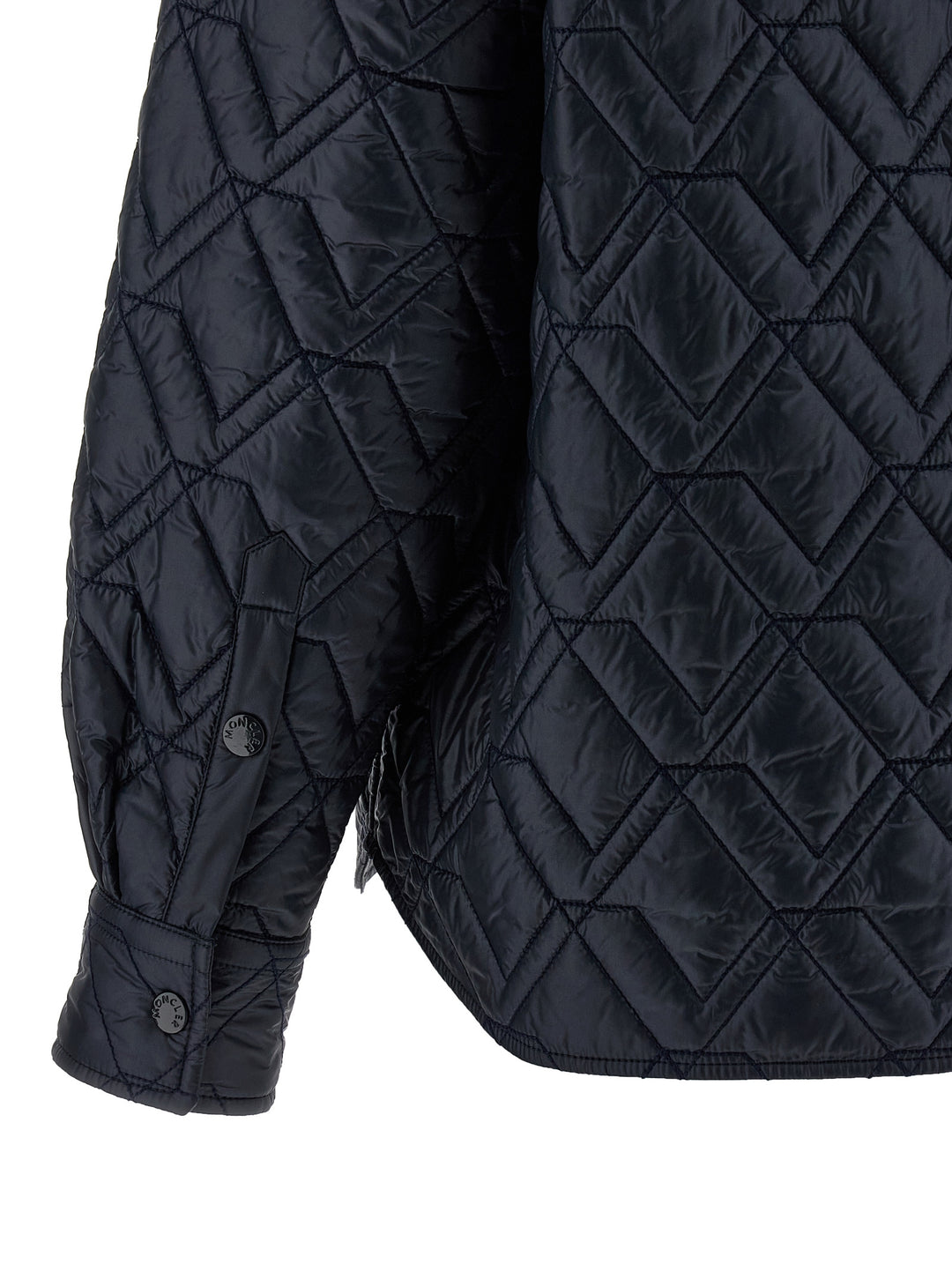 Moncler Quilted Overshirt Puffer Jackets - Blu | ee2237def5dfa9e76224e758a1182bd851b8966e
