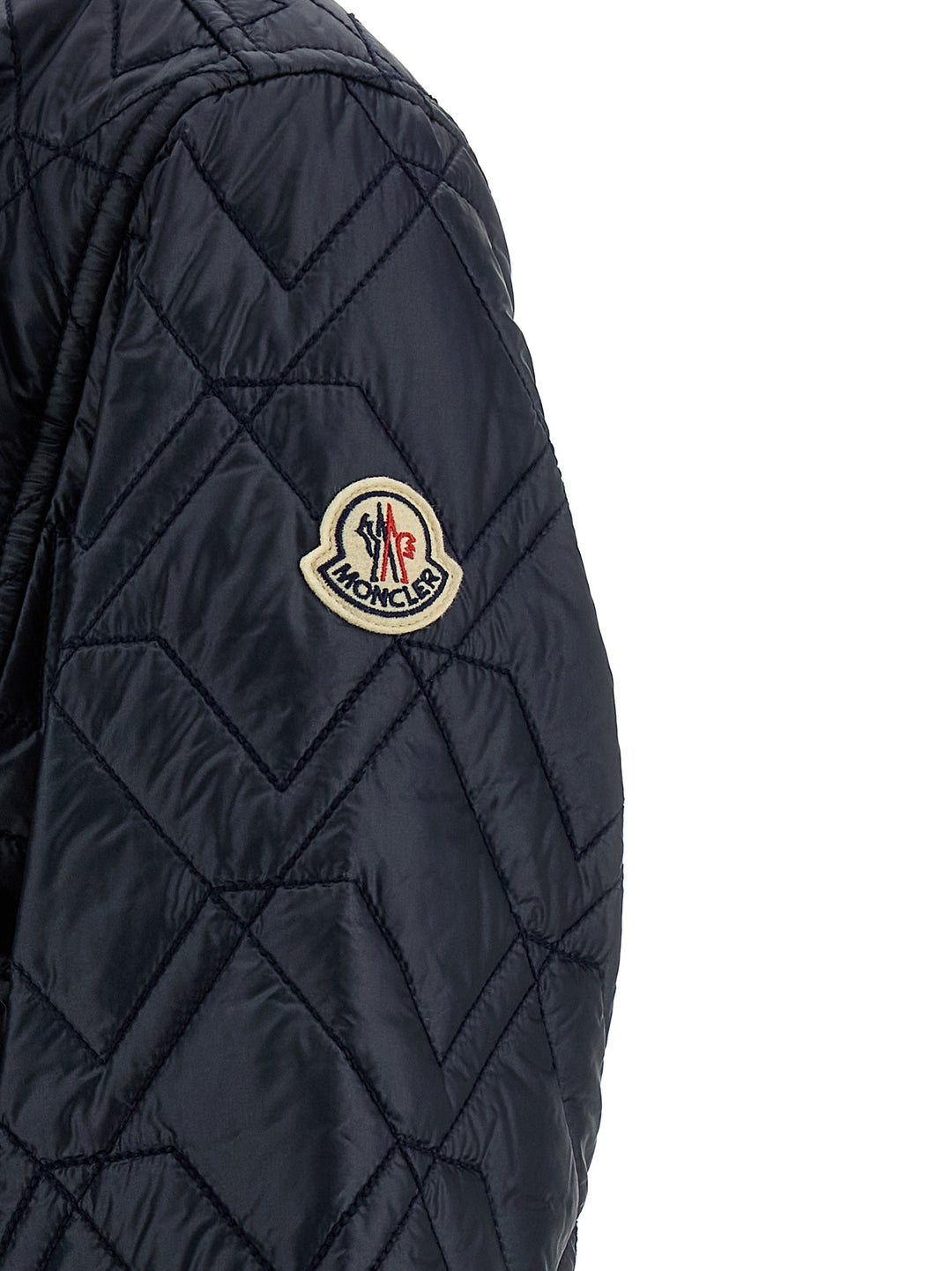 Moncler Quilted Overshirt Puffer Jackets - Blu | 415d40e62353fc0d59075a1a8d8cd3d06a1f2923