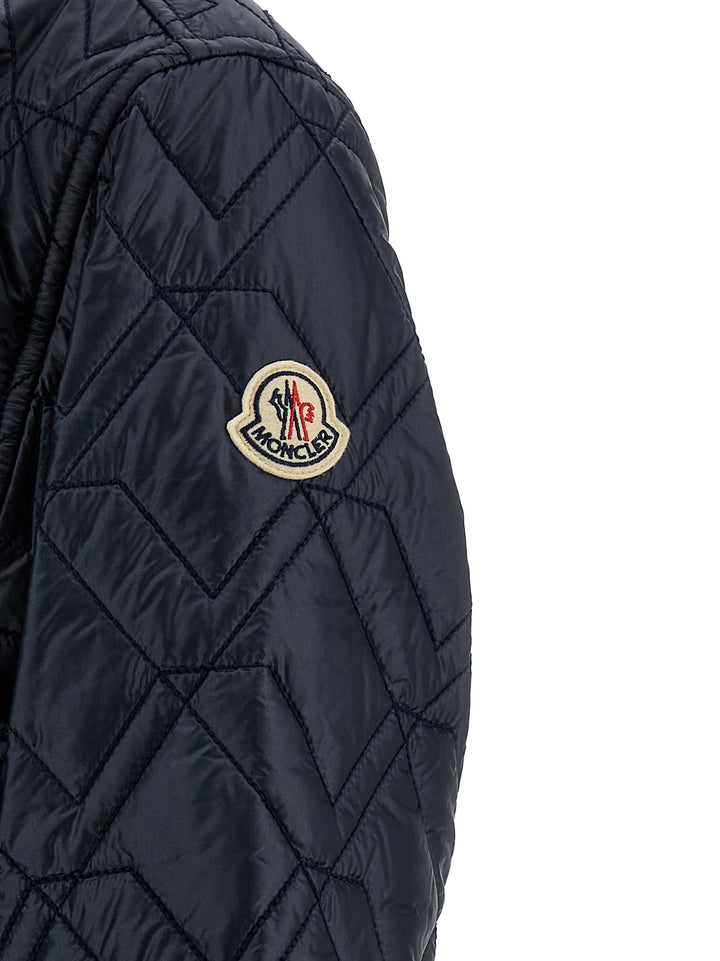Moncler Quilted Overshirt Puffer Jackets - Blu | 415d40e62353fc0d59075a1a8d8cd3d06a1f2923