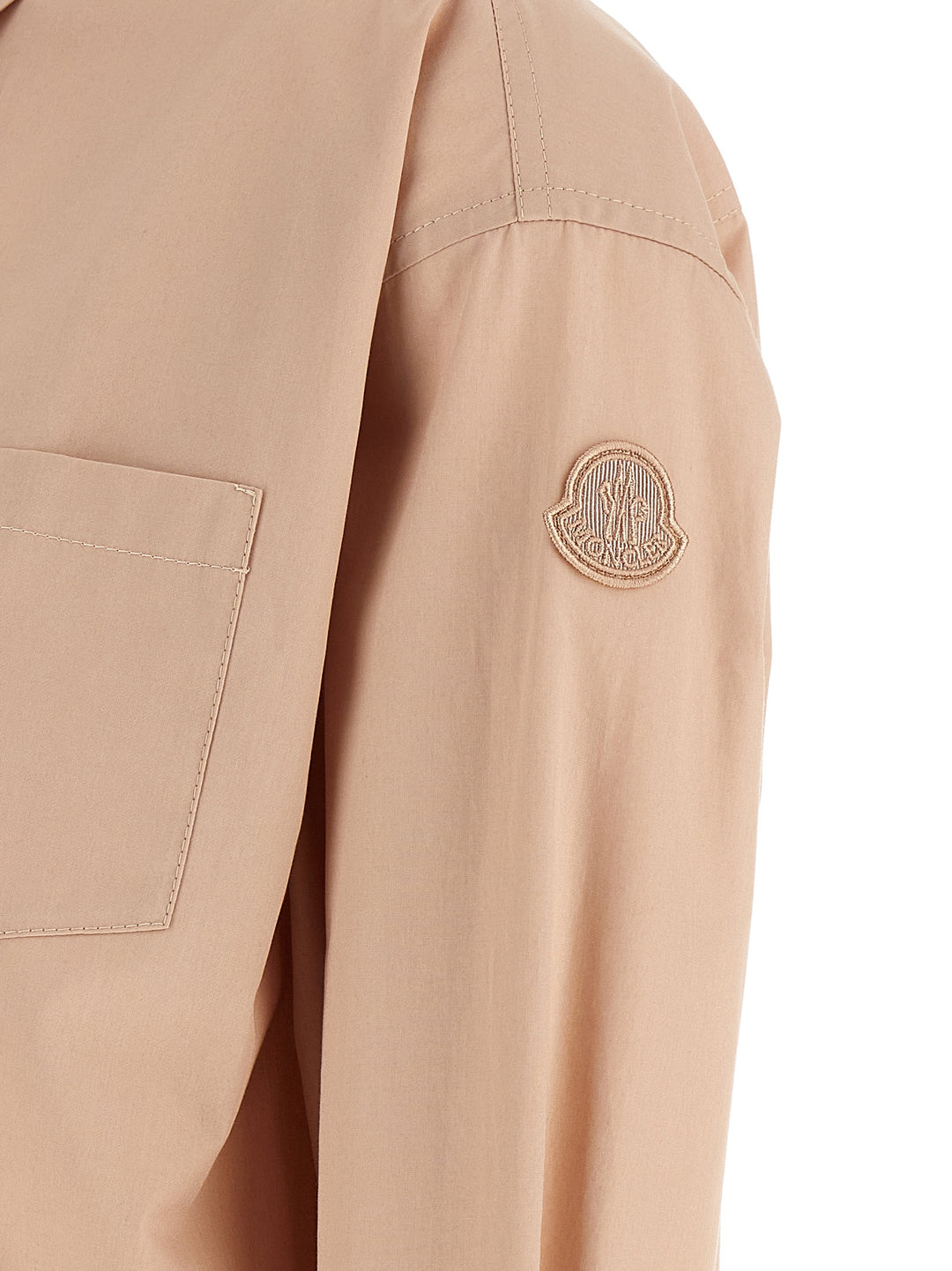 Moncler Cropped Shirt Camicie - Rosa | 026d3cfc3d0499181b5ac26edf41c6b2cc9f3f68