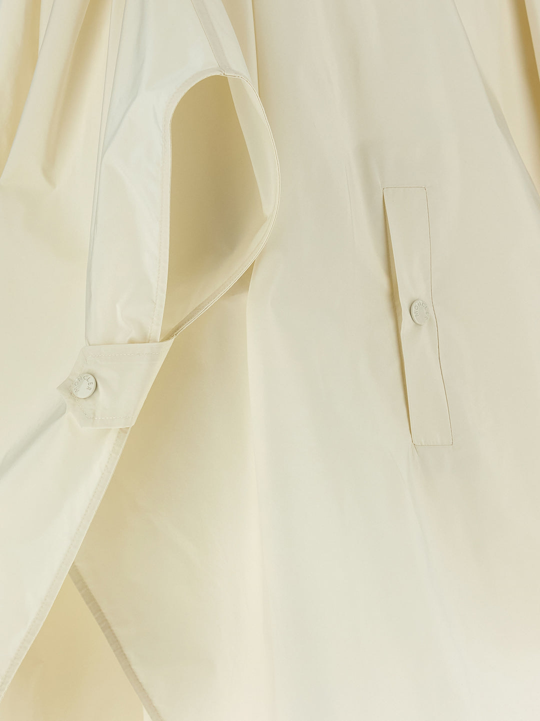 Moncler Taffeta Cape Mantelle - Beige | 255214a40d980d90a4d19adac16c8d67682dbb9d