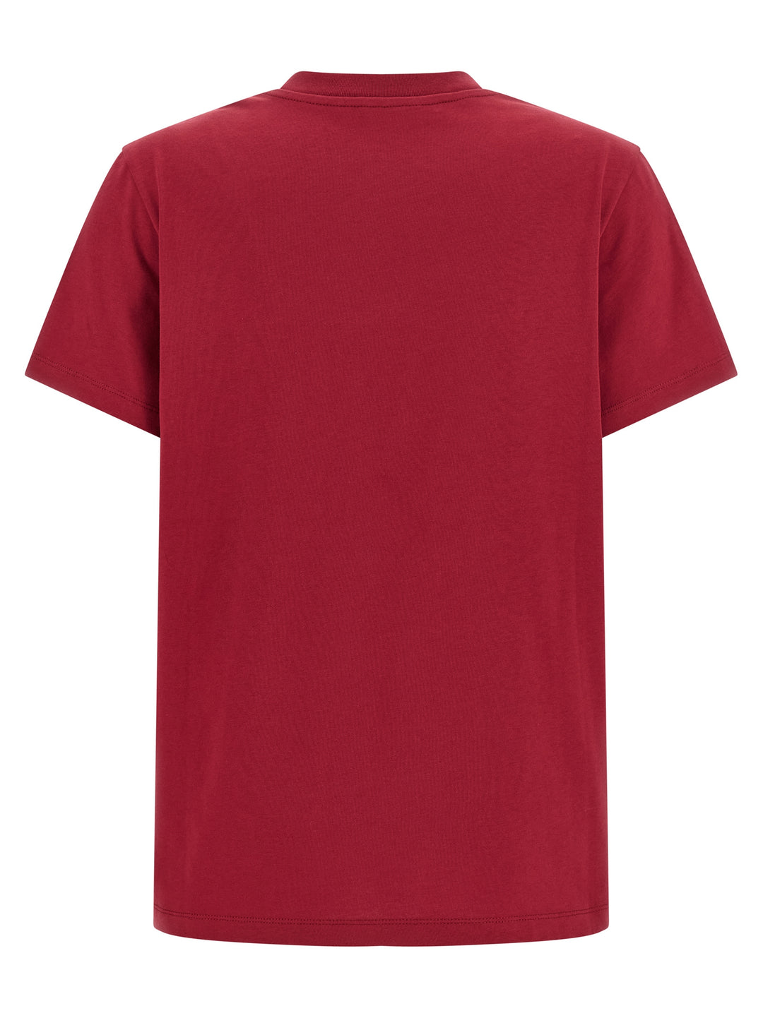 Moncler Logo Embroidery T shirt - Rosso | 262947dc19aea00cbe83a81f280a697824cdc5e9
