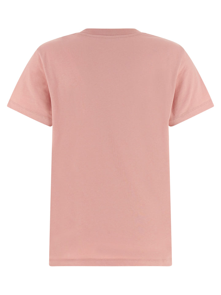 Moncler Logo T shirt - Rosa | 346b6d3f584c61cfa01a08515ce336f99ec264cf