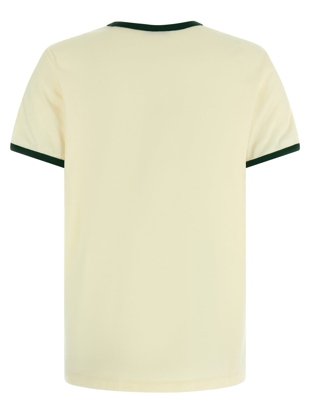 Moncler Flocked Logo T shirt - Beige | 85238f5948a4a6c474b92ed87839b3e8ce977c12