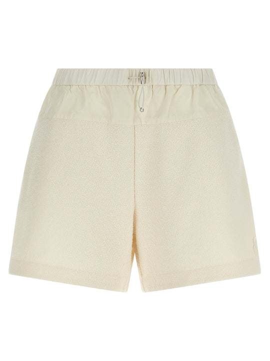 Bouclé Shorts Bermuda E Short Bianco