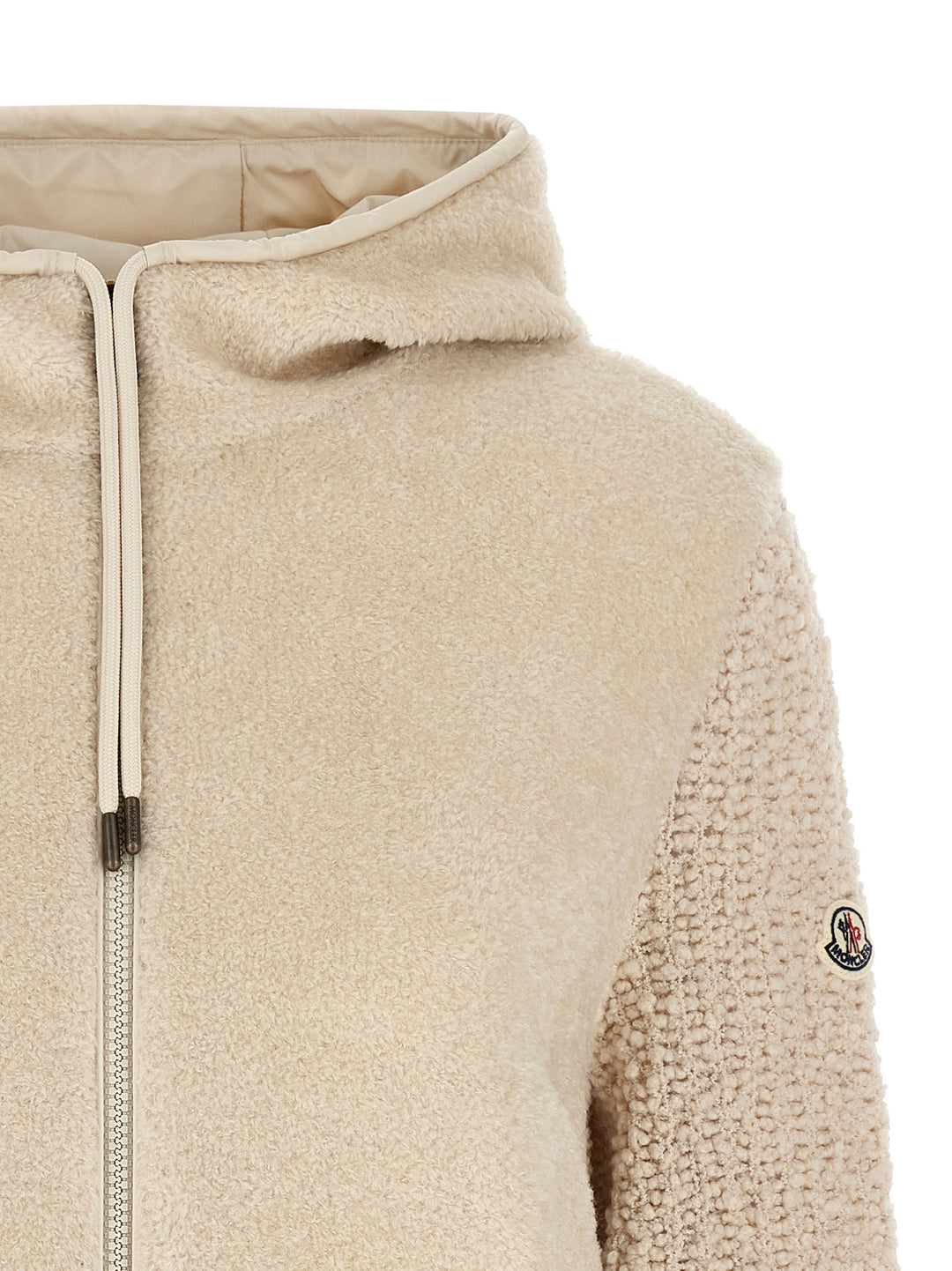 Moncler Cardigan Tricot Felpe - Bianco | edd69d3ac357a08dcbc9718ebe945b9feb37593a