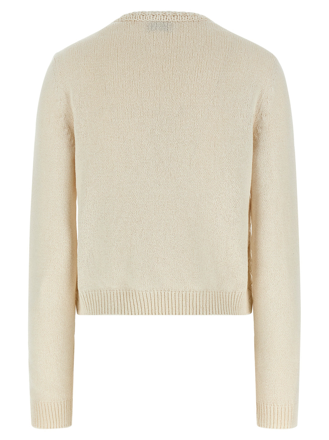 Moncler Padded Cardigan Maglioni - Beige | 2787cac305b7a55d97239ff3a44525dcc1b27d23