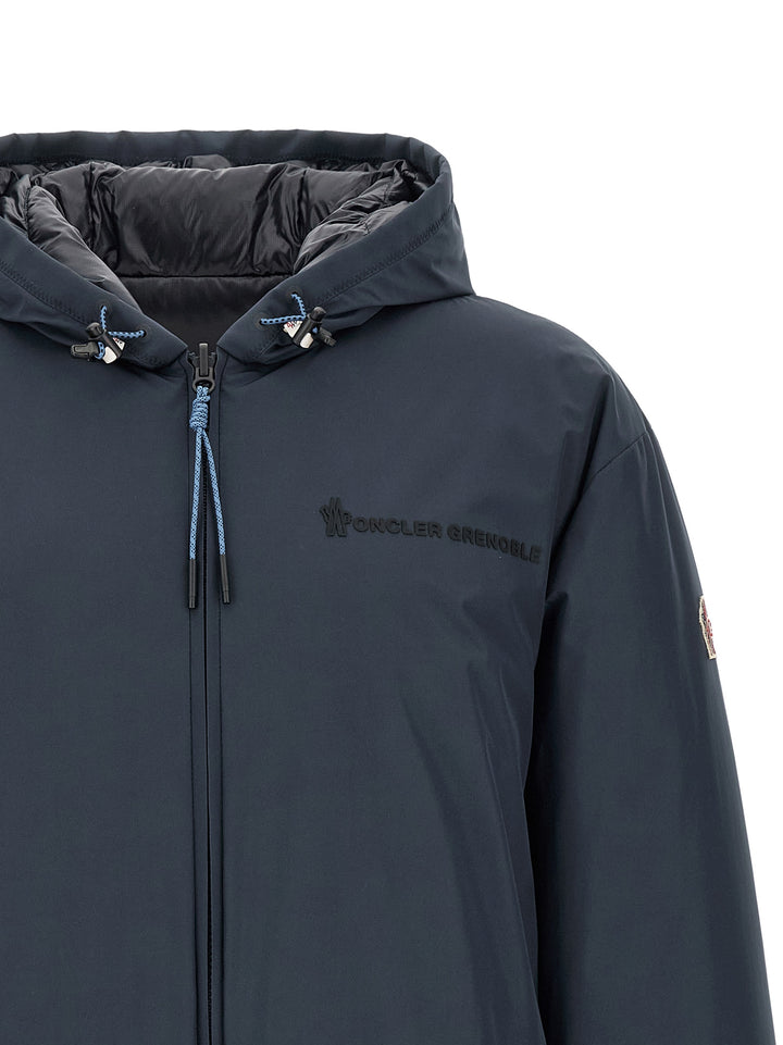 Moncler Grenoble Berguns Puffer Jackets - Blu | b9207c7bc1eeeb390848016732c3164ba6accc40