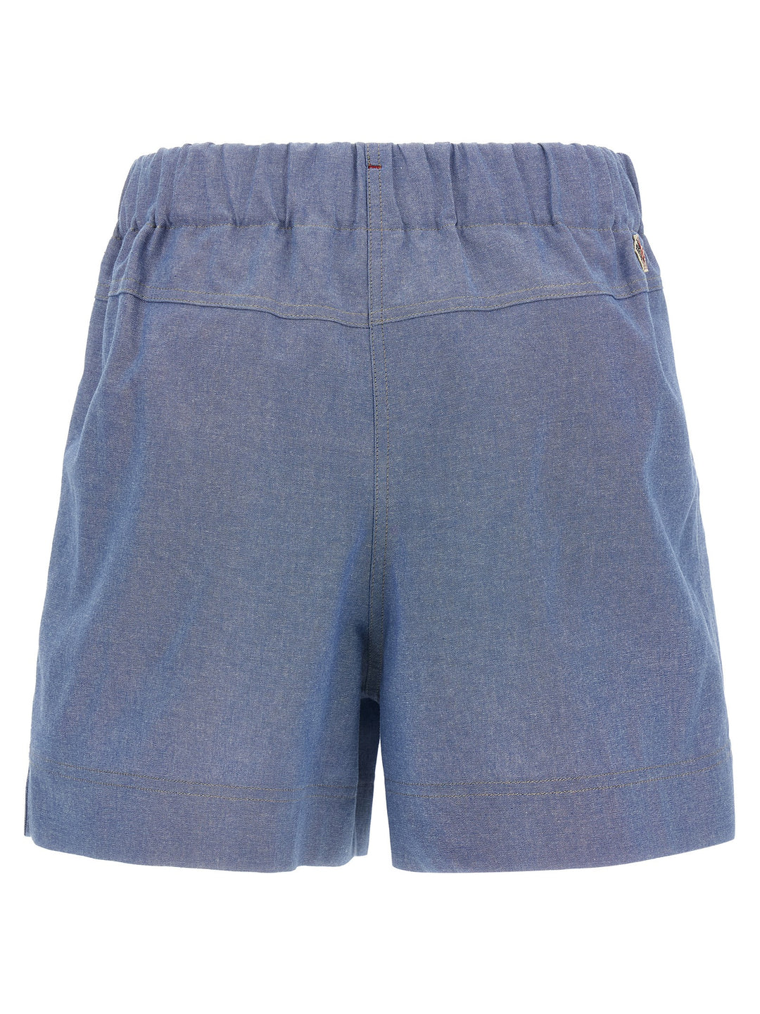 Moncler Grenoble Chambray Cotton Shorts Bermuda e Short - Celeste | 6933b381ac5802a6e8d6b30b061e1db31c8a6c30