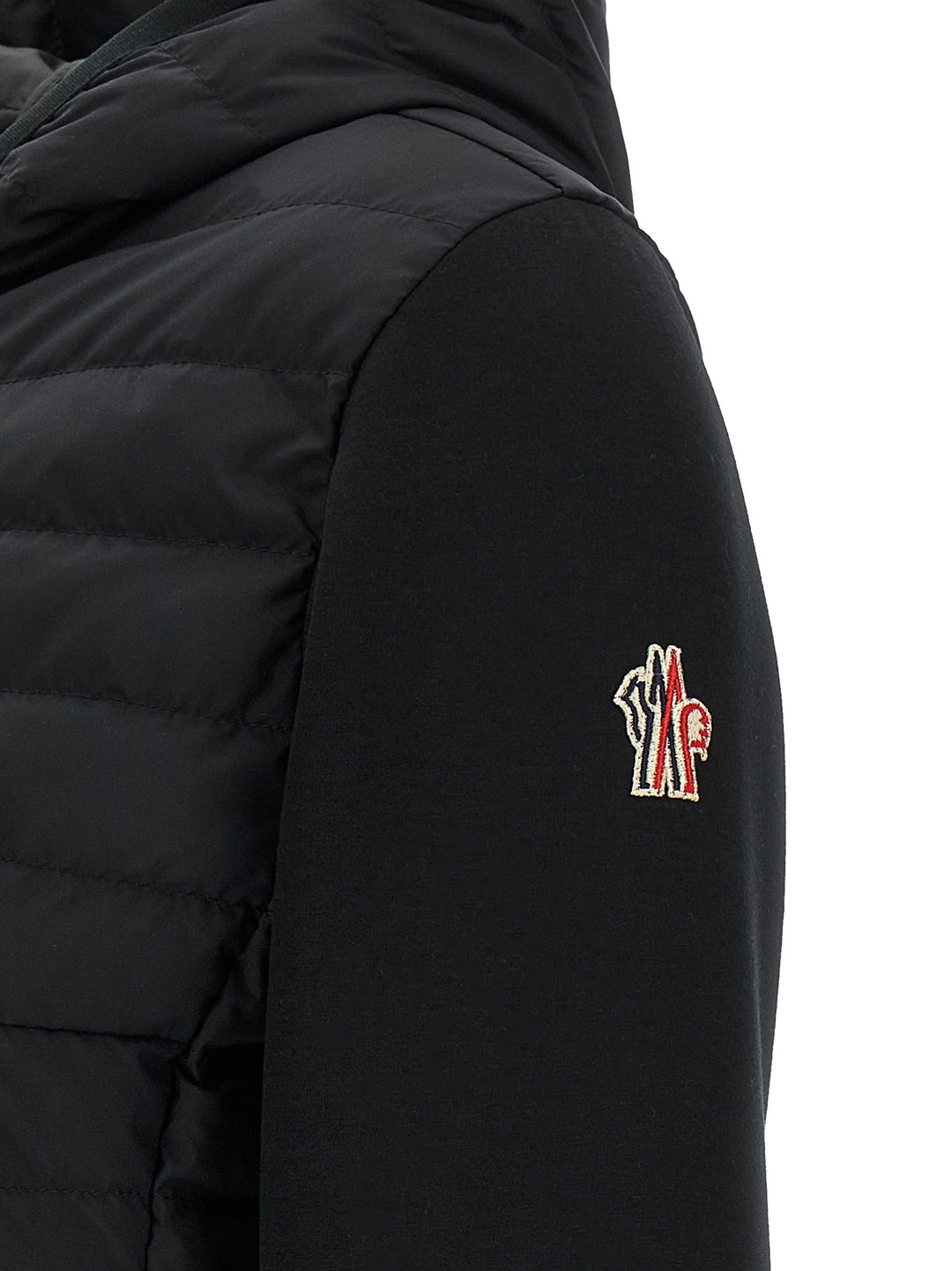 Moncler Grenoble Padded Hoodie Felpe - Nero | f729f0ea886810392ffee14038b8d8c26b166547