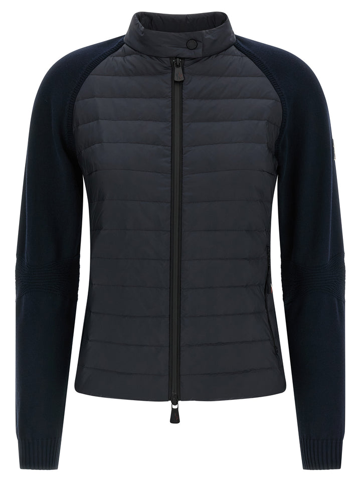 Moncler Grenoble Padded Cardigan Maglioni - Blu | 5b7fe294cfba1ede6bc436ada09e7090e519e985