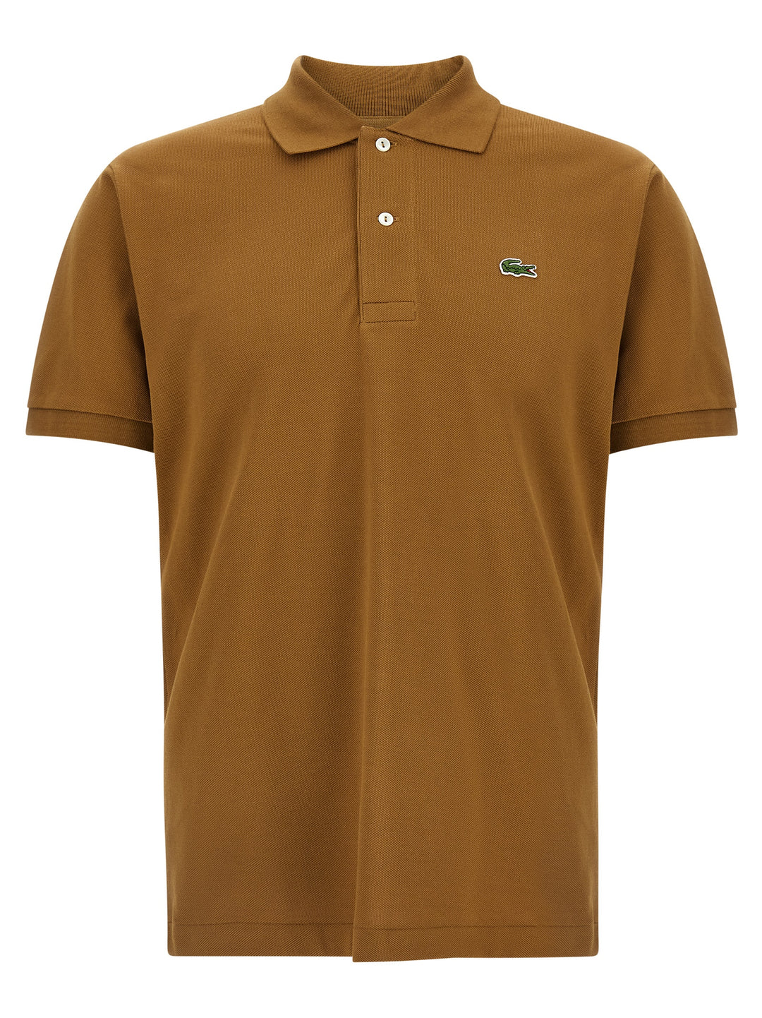 Lacoste Logo Patch  Shirt Polo - Marrone | 7ed4fe734469cf3a130ccff565af4c104d5067cf